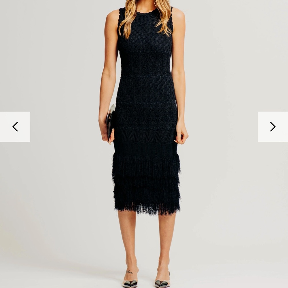 Torn by Ronny Kobo open back knit dress